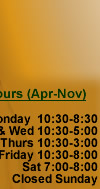 Summer Hours